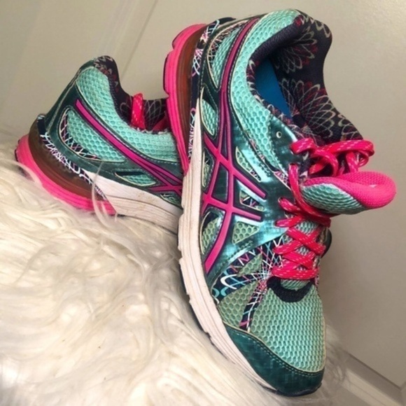 OASICS | Women’s Colorful Gel Sole OASICS AHAR Sneakers, Size 7.5 - Picture 2 of 7